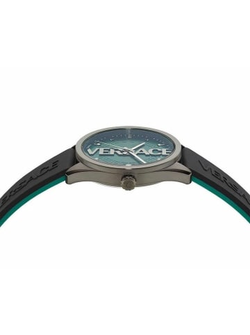 Versace Analoguhr für Herren in Schwarz