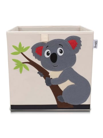 Lifeney Aufbewahrungsbox Koala hell, 33 x 33 x 33 cm