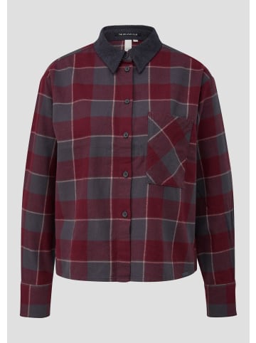 QS Bluse in 39N0_bordeaux