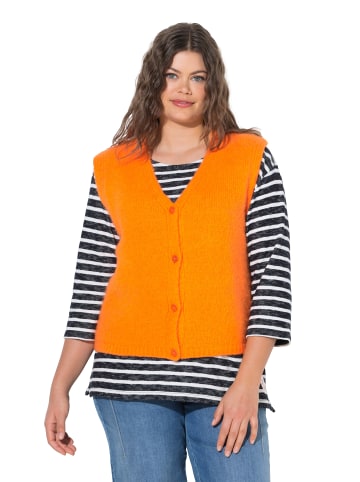 LAURASØN Strickjacke in neon orange