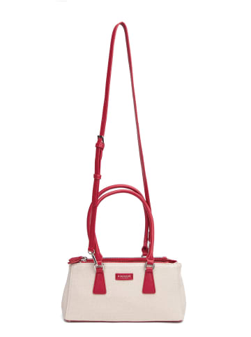 DIANA Handtasche in RED AND WHITE
