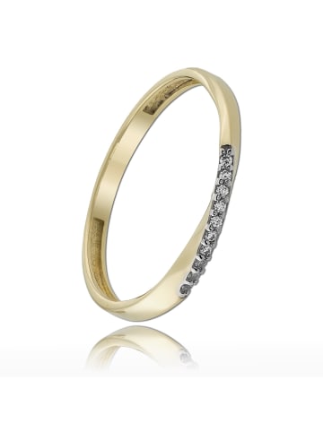 BALIA 333 Gelbgold - 8 Karat Damen Ringe Swing Fingerring 58 (18,5)