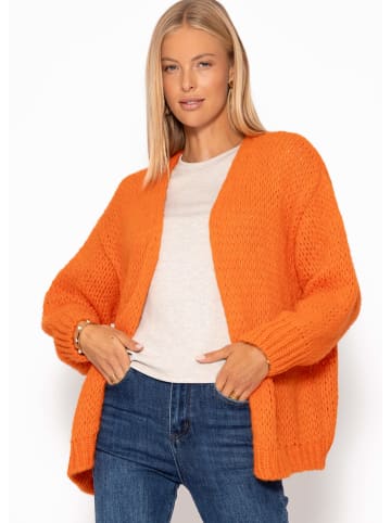 SASSYCLASSY Oversize Cardigan in Orange