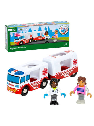 Brio Aktionsspiel BRIO World - Rettungswagen Ab 3 Jahre in bunt