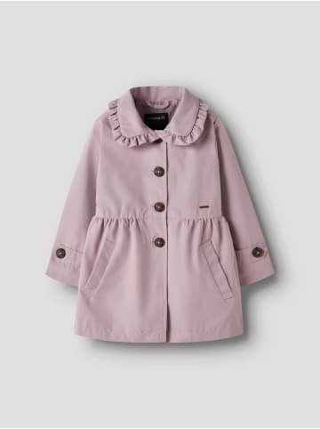 name it Übergangs-Kurzmantel NMFMADELIN TRENCH COAT in keepsake lilac