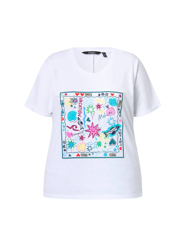 Ulla Popken Shirt in schneeweiß