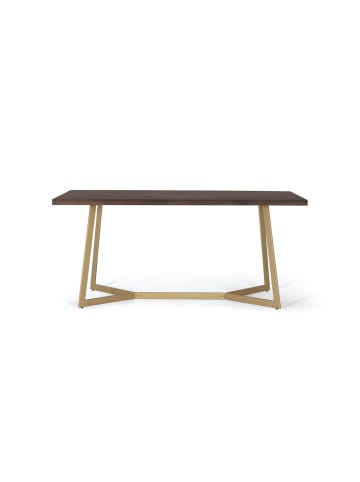 Giner y Colomer Esstisch aus Mangoholz und Metall in Brown