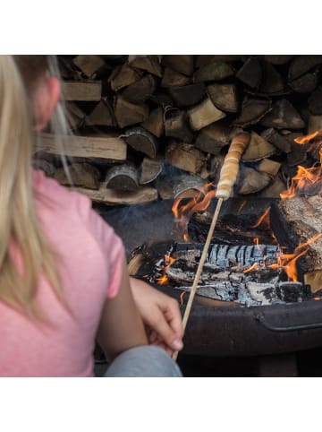 relaxdays 100x Stockbrot Spieße in Natur - (L) 90 cm