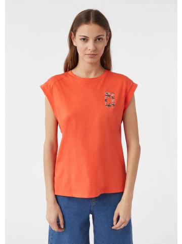 comma T-Shirt in 2581_orange