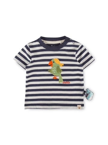 Sigikid T-Shirt Happy Holiday in weiß/blau