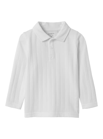 name it Poloshirt NMMFEN LS POLO in bright white