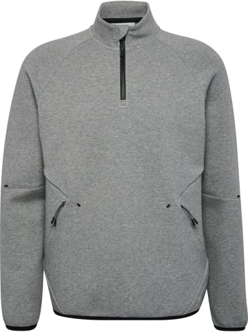 Hummel Trainingsjacke "Tech Fleece Halfzip" in Grau