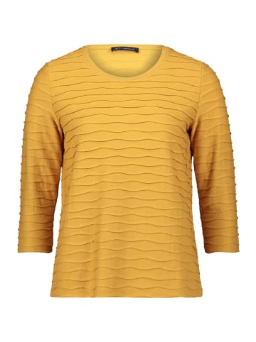 Betty Barclay Basic Shirt mit Wellenstruktur in gold
