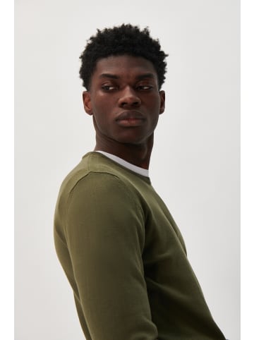 Matinique Strickpullover MAJones Gerade Passform in Olive Night