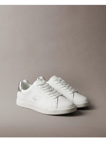 Calvin Klein Sneackers HW0HW03312 in Bright White/Silver