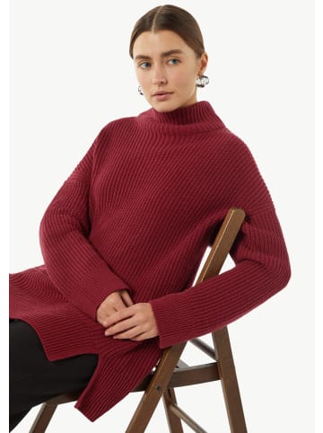 comma Strickpullover langarm in Rot