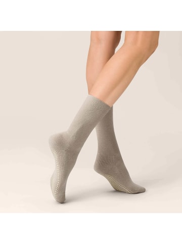Kunert Socken Homesocks ABS antirutsch in Winterweiss