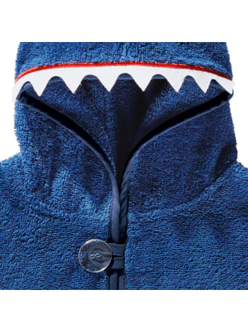 Erwin Müller Frottier Kinder-Poncho in blau