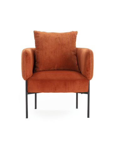 CALICOSY Sessel ARUNI in Orange - (W)73  x (H)75  x (L)78 cm