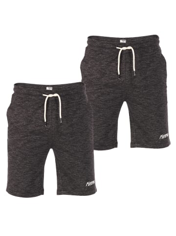 riverso  Short RIVMike 2er Pack comfort/relaxed in Schwarz