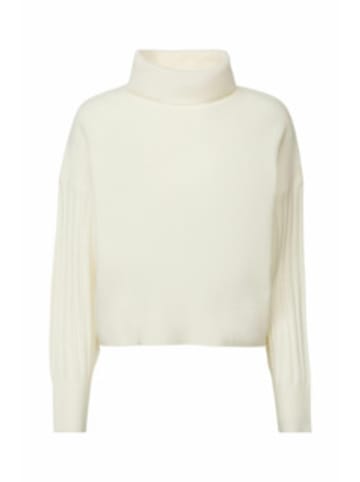 ESPRIT Rollkragenpullover für Damen in weiß in weiß