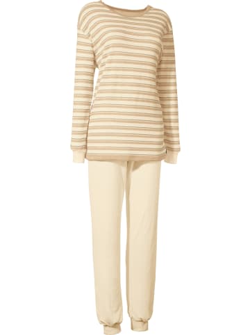 Götting Frottee Schlafanzug naturbelassen in natur