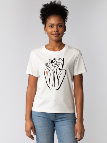 wat? Apparel T-Shirt Self love in Off White