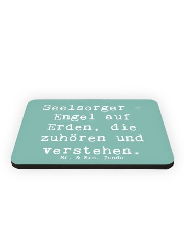 Mr. & Mrs. Panda Magnet Spruch Seelsorger Engel mit Spruch in Meeresbrise