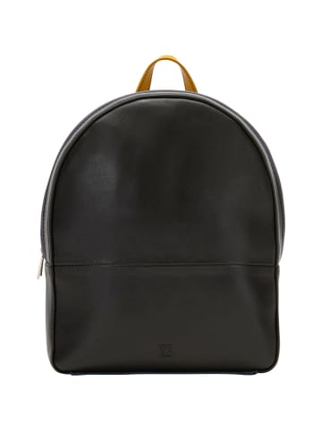 DuDu City Rucksack Leder 26,5 cm in schwarz