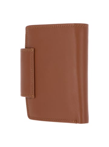 Golden Head Polo Geldbörse RFID Schutz Leder 12.5 cm in cognac