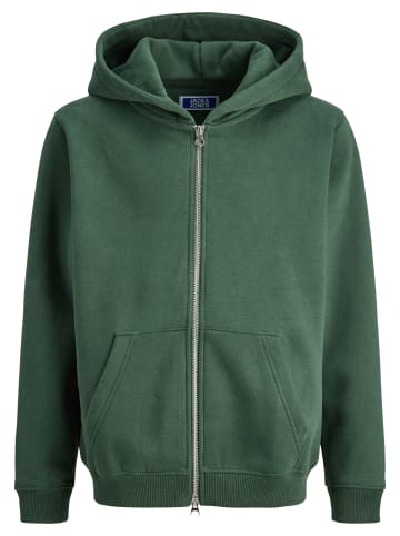 JACK & JONES Junior Sweatjacke 'Bedford' in grün