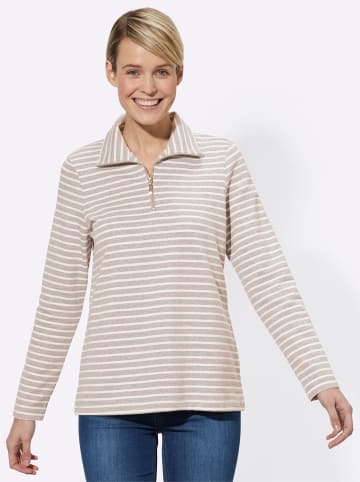 WITT WEIDEN Shirt in beige-gestreift