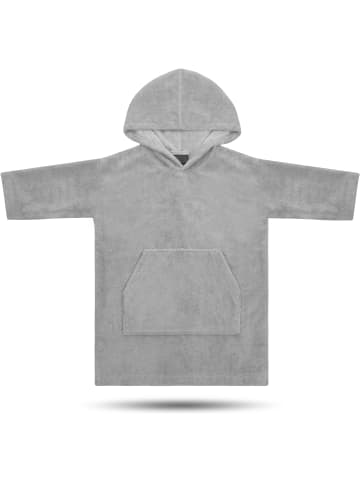 normani Kinder langarm Poncho 6-9 Jahre Pichilemu in Grau