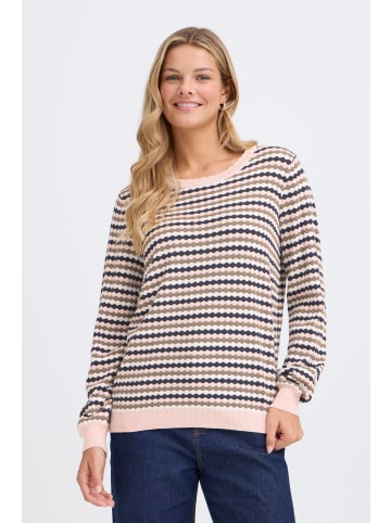 Fransa Langarm FRCAIA Regular fit in ROSE SMOKE STRIPE