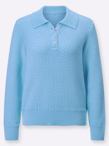 WITT WEIDEN Polopullover in blau