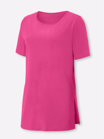 Sieh an! Longshirt in fuchsia