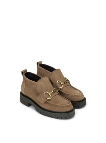 Marc O'Polo Loafer in Mid-Cut-Optik in dark taupe