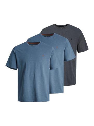 Jack & Jones T-Shirt Essentials in Hellblau / dunkelgrau
