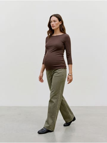 mama licious Umstandsjeans mit weitem Bein in Thyme 1