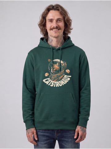 wat? Apparel Sweatshirt Catstronaut in Glazed Green