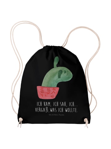 Mr. & Mrs. Panda Jutebeutel Kaktus Mama mit Spruch in Schwarz