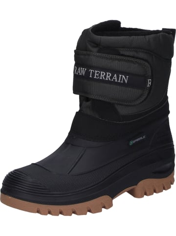 Spirale Winterstiefel Tommy gefüttert in schwarz/grün