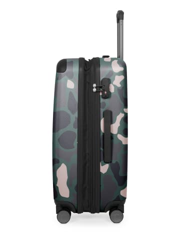 Hauptstadtkoffer Spree - Mittelgroßer Koffer Hartschale Trolley 65 cm, TSA, 74 L in Camouflage
