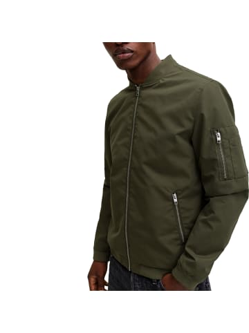 Jack and Jones JJErush Bomber in Oliv