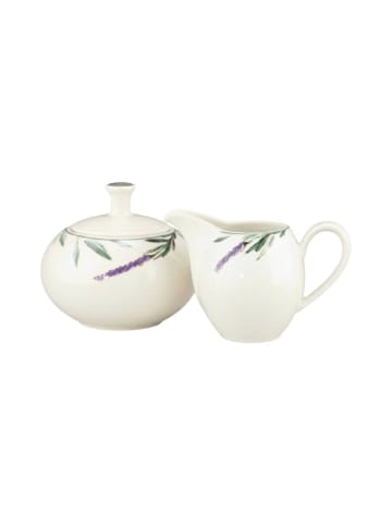 2-tlg. Milch- & Zuckerset Savona Provence in Bunt-Beige