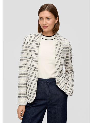 s.Oliver BLACK LABEL Indoor-Jacke langarm in Creme