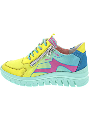 WALDLÄUFER H-Biggi sportlicher Schnürer Gelb