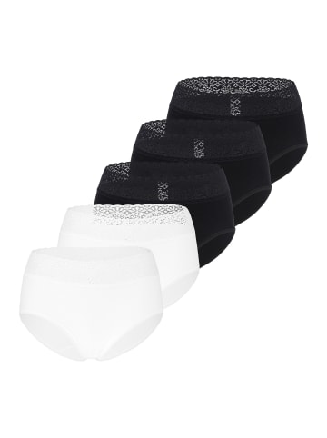 SPEIDEL Taillen Slip Natalie in Schwarz / weiß