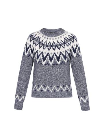DreiMaster Vintage Women Sweater in navy multicolor