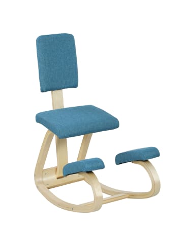 HOMCOM Kniestuhl-84L x 51B x 93H cm-Blau
